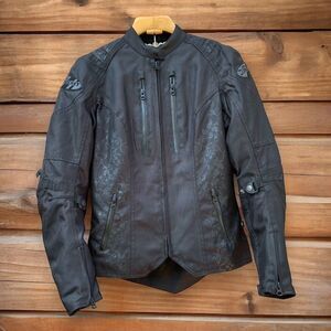 Joe Rocket Atomic 4.0 Motorcycle Jacket Women’s S Black Mesh Textile Insulated